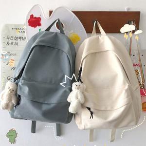 베이직 깔끔 캔버스 디자인 빅사이즈 백팩