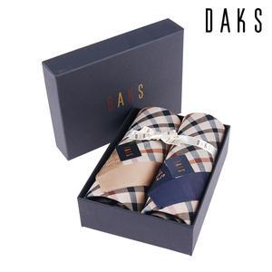 [롯데백화점]닥스 남녀 손수건 2매세트 기본체크 16번