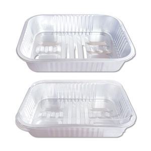 삼아 알루미늄 사각용기 1485ml 용기뚜껑세트 10개