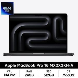 APPLE 2025 맥북프로16 M4 Pro 14core 20GPU 블랙 MX2X3KH/A_SS