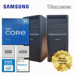 삼성데스크탑 12세대 I7 컴퓨터 DM400TEA-ZA7SRM+WIN11 (I7 12700/16GB/SSD512GB+2TB/UHD770/WIN11)