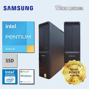삼성데스크탑 12세대 펜티엄 컴퓨터 DM400SEA-ZB2S+WIN11(Pen-G7400/8GB/SSD512GB/UHD710/WIN11)