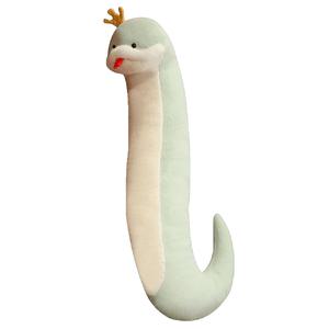 뱀 쿠션 인형 선물 바디필로우 애착 대형 긴 대왕 구렁이 장식 뽀글이 베개