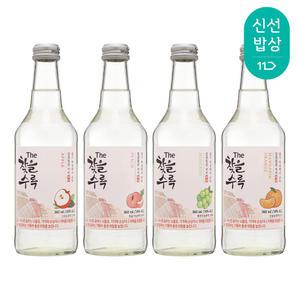 [품질보장] 찾을수록 4종 세트_감귤,사과,청포도,복숭아 360ml