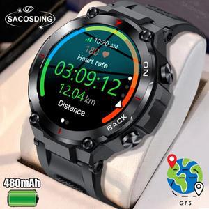 스마트워치 시계 남자 GPS 야외 군사 스마트 워치 남성 방수 스포츠 피트니스 Smart시계 For xiaomi 리얼me