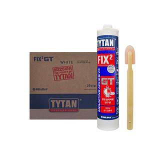 타이탄픽스2 TYTAN FIX2 1박스 25개입 백색 흑색 연회색 초강력접착제 수중방수 습기경화용 실리콘 목재 금속 석재 접착 추가금X