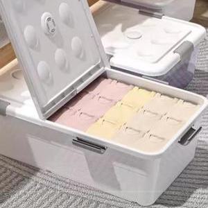 침대밑 수납장 리빙박스 슬라이딩 서랍장 대형 의류 박스 리빙 수납함 이불 틈새