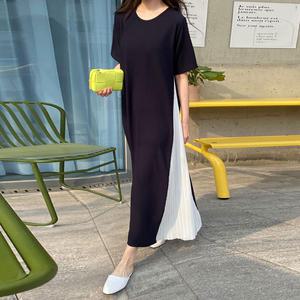 뮤즈주름롱원피스 임산부하객룩 여름 임부복 쇼핑몰 빅사이즈