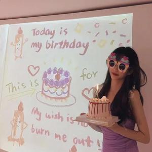 생일빔 파티 소품 생일 축하 이벤트 프로젝터 미니 빔