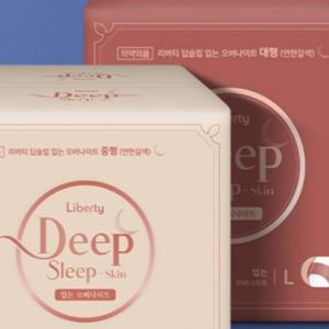 리버티 스킨 딥슬립 입는오버나이트 6PX5팩 대형