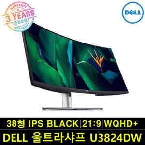 DELL 울트라샤프 U3824DW 38형 IPS Black 커브드 USB-C 허브 모니터 안전포장