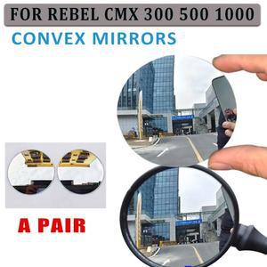 오토바이 혼다 300 500 볼록 호환 미러 CMX500 뷰 Rebel 1100 CMX 사이드 백미러 CMX1100 증가 비전