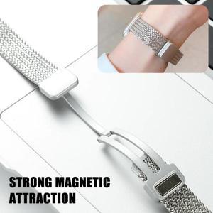 애플워치호환 마그네틱 스트랩 44mm 40mm 45mm 41mm 46mm 42mm 38 49mm 메탈 팔찌 시리즈 10 Ultra 9 8 7 6