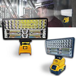 Dewalt 20V 배터리용 무선 LED 작업등 90W 5400LM 광폭 빔 플러드 라이트 비상용 USB 충전 포트 손전등 2개 작업장 차고. (배터리 없음)