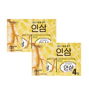 크리오 동산C&G 인삼비누 90g 4입 X2개