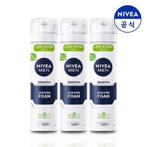 니베아 맨 센서티브 쉐이빙 폼 250ml X 3개