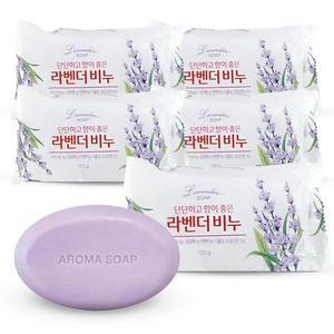 동서씨앤지 향이 좋은 라벤더 세수 세안 비누 150g 5개