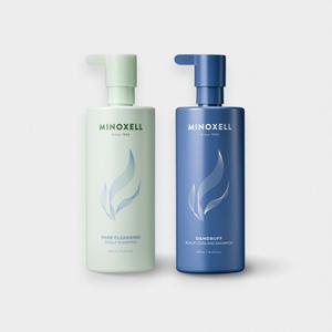 현대약품 마이녹셀 두피집중케어 포어 클렌징 스칼프 탈모샴푸 480ml 1개 + 댄드러프 쿨링 스칼프 샴푸 480ml 1개