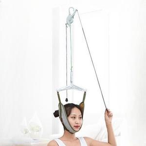 가정용 목견인기 1개 스트레칭 경추 지지대 목보호대거북목교정 일자목 자세 체형 목견인 교정기 목기