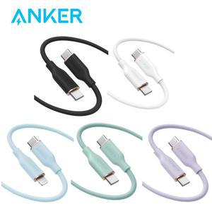 Anker 643 파워라인 III 플로우 USB C 케이블 고속 충전 실리콘 100W 피트