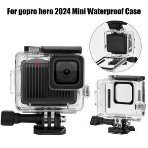 GoPro HERO 4K 2024용 60m 방수 하우징 케이스 보호용 수중 다이빙 및 버클 기본 마운트 나사