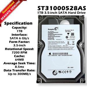 Seagate ST31000528AS 1TB 7200RPM SATA 6Gb/s 3.5 하드디스크 드라이브 [세금포함] [정품] 9SL154-240 PC