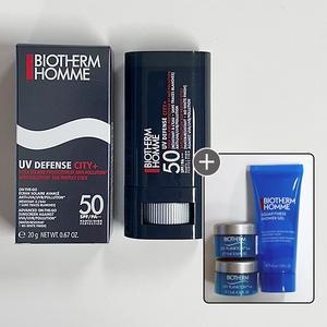 비오템 옴므 UV 디펜스 시티플러스 선스틱 20g SPF50 /PA+++ (아이크림+샤워젤)