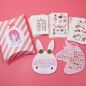더유진 KC 공주 뷰티 스티커 선물 2종/3종 어린이 귀걸이 타투 네일 아동 유아 키즈 여아 딸 생일 어린이날