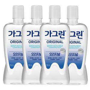 가그린 오리지날 구강청결제 750ml x 4개+100ml
