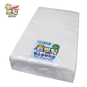 뽀닥 청소용부직포 건습식 막대걸레 엠보대형 450X300 1.80kg