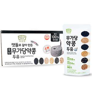 [본사직영] 아름뜰 국산 무가당 약콩 두유 45팩 (착향료 소포제 유화제 안정제 無첨가)