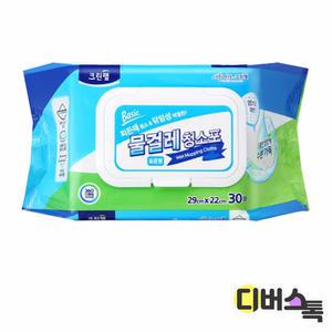 [디버스톡] 크린 물걸레청소포 (표준형/30매)