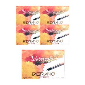 파브리아노 포스트 카드 수채화 A6  세목 PC03, 300g, 5개