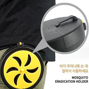 1개허리띠 걸이 클립식 이동식 모기향 거치대 케이스 연소기 걸이형 차박 낚시 야외용