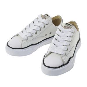 [롯데백화점]미하라야스히로 피터슨 OG솔 레더 로우탑 스니커즈 A06FW736 WHITE