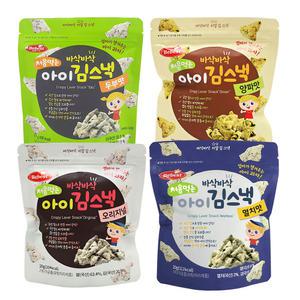 [베베스트] 처음먹는 아이 김스낵 (4종택1) 아기과자
