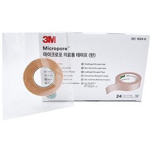3M 종이반창고 마이크로포 1533-0 살색 1/2인치 1롤