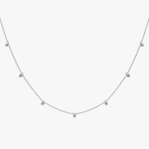 [어니스트서울](강남점)14K 랩다이아 7포인트 베젤 목걸이 (2mm)
