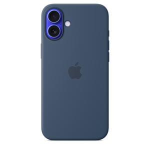 Apple 정품 아이폰 16 플러스 실리콘 케이스 데님 MYYA3FE/A
