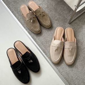 슈즈원 여성블로퍼 금장 라텍스 쿠션 블로퍼(3color/2cm)