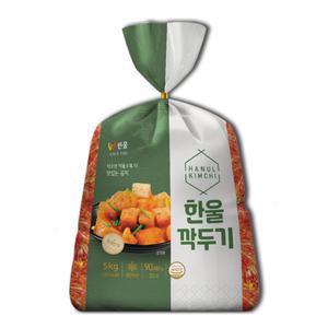 한울 깍두기 5kg 국산 무 반찬 포장김치