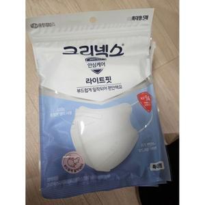 크리넥스 KF94 라이트핏 새부리형 국내생산 마스크 특대형 5P X 6팩