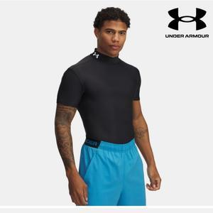 남성 기능성 컴프레션 티셔츠 HeatGear 레쉬가드 이너 모크 반팔 1390089-001