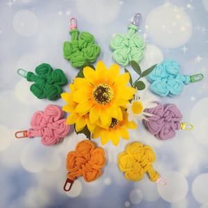 양말목 공예 네잎클로버 키링 만들기 키트 DIY