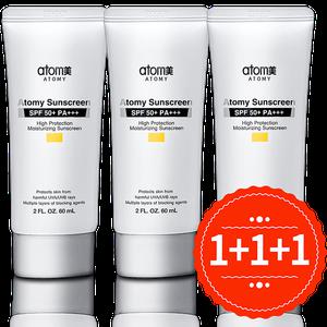 애터미 선크림 베이지 1+1+1 60ml SPF50+