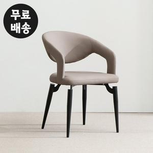 [벤티스가구]뷰엔 가죽 식탁 의자 주방 고급 카페 까페 체어 예쁜 수입 등받이(애쉬그레이)