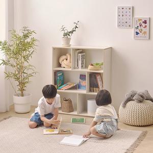 [기타]동그리 800-3단 교구장 4Colors 아이책장 아이수납장 3단수납장 책꽂이 장난감정리함 교구수납장