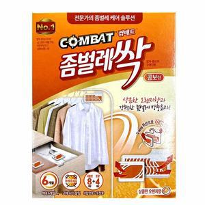 [기타]좀벌레퇴치제 컴배트 좀벌레 약 옷장 서랍장 오렌지향 방충 효과 기피제 최대 6개월 12개입
