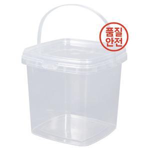 플라스틱 PP 항아리 뚜껑이 있는 투명 용기 BPA 프리 빈 플라스틱 양동이 밀폐 대량 식품 280ML 1L 개