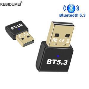 USB 블루투스 5.3 5.0 PC 스피커 용 동글 어댑터 무선 마우스 이어폰 키보드 음악 오디오 수신기 송신기